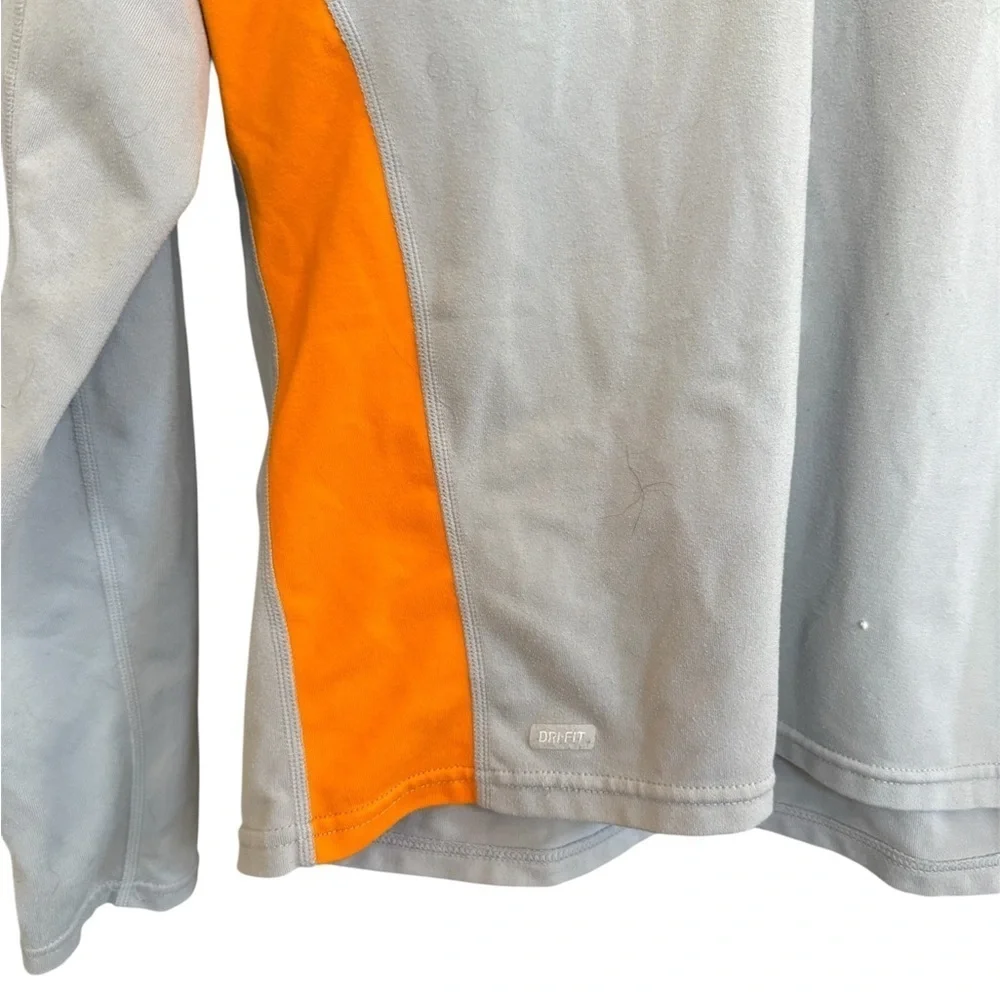 Nike Women’s Light Gray and Bright Orange Jacket